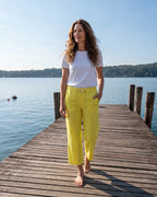 7/8 Sommerhose in unserer  Flexelle-Ware – Leicht, Bequem & Trendstark