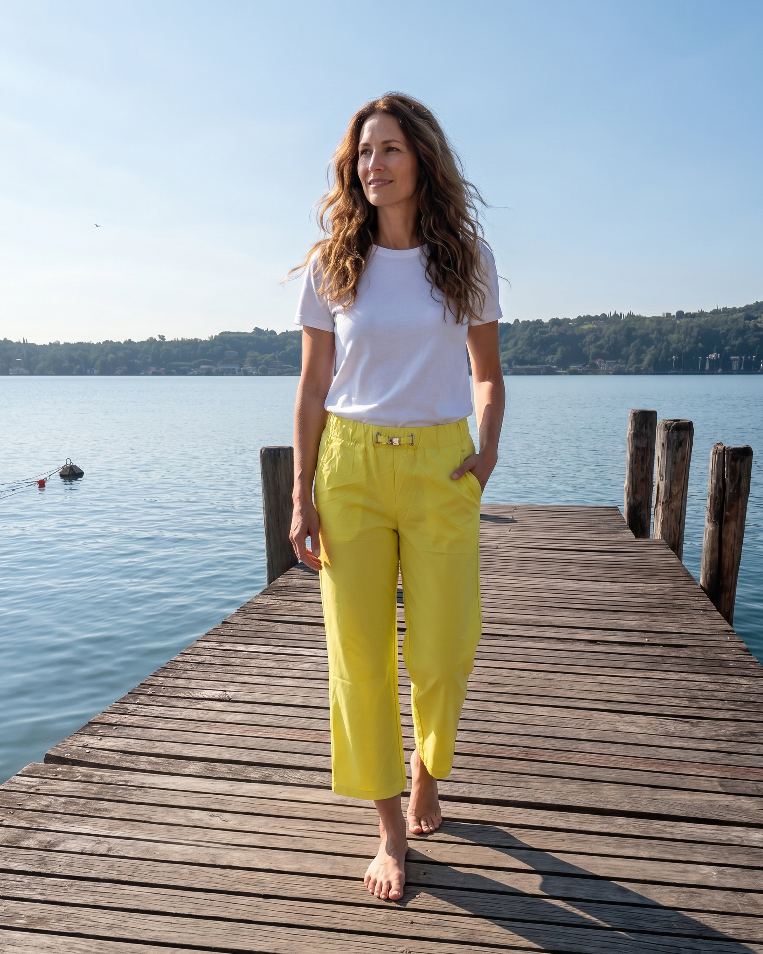 7/8 Sommerhose in unserer  Flexelle-Ware – Leicht, Bequem & Trendstark