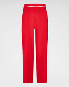 Damen 7/8 Hose Fiona in Rot – Bequem & Stretch mit elastischem Bund