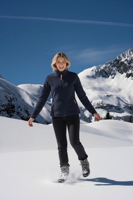 Kuschelige Fleecejacke