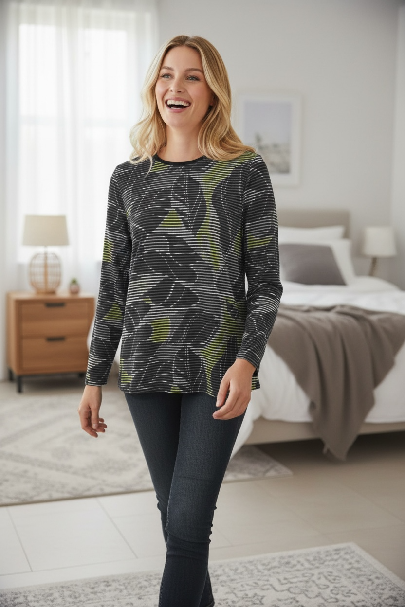 DAMEN, Navigazione Shop Damen NatureStripe Longsleeve